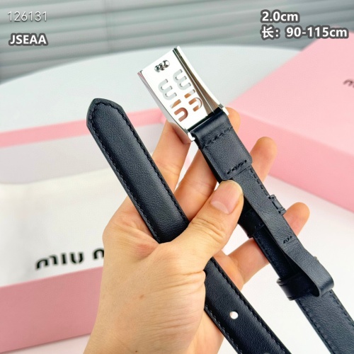 Replica MIU MIU AAA Quality Belts For Women #1259934 $45.00 USD for Wholesale