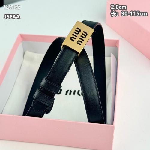 Wholesale MIU MIU AAA Quality Belts For Women #1259935 $45.00 USD, Wholesale Quality Replica MIU MIU AAA Quality Belts