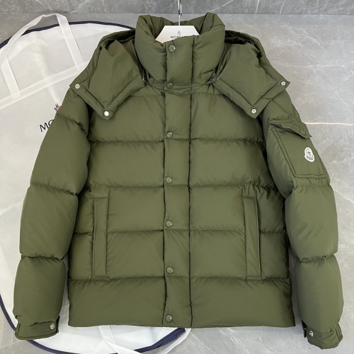 Wholesale Moncler Down Feather Coat Long Sleeved For Men #1259956 $172.00 USD, Wholesale Quality Replica Moncler Down Feather Coat