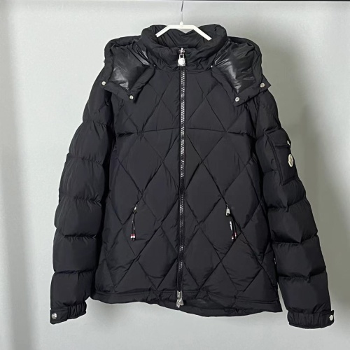 Wholesale Moncler Down Feather Coat Long Sleeved For Men #1259963 $192.00 USD, Wholesale Quality Replica Moncler Down Feather Coat