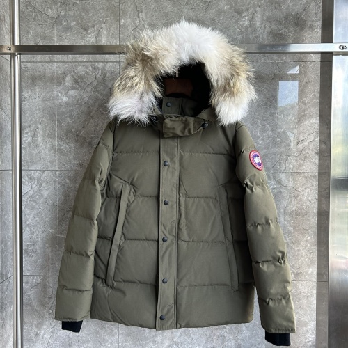 Replica Canada Goose Down Feather Coat Long Sleeved For Men #1259974 $170.00 USD for Wholesale