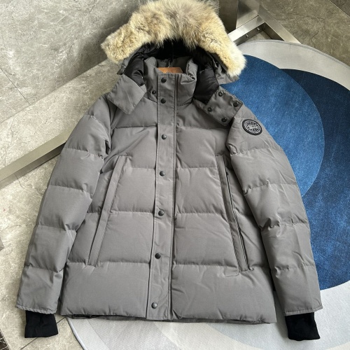 Wholesale Canada Goose Down Feather Coat Long Sleeved For Men #1259975 $170.00 USD, Wholesale Quality Replica Canada Goose Down Feather Coat