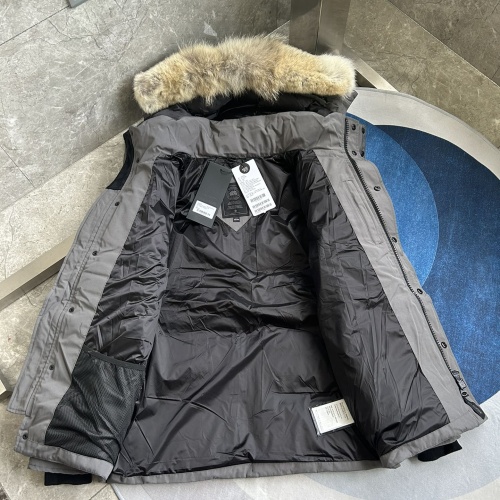 Replica Canada Goose Down Feather Coat Long Sleeved For Men #1259975 $170.00 USD for Wholesale