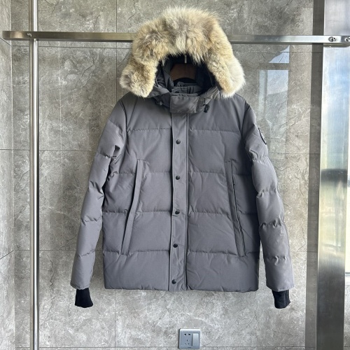 Replica Canada Goose Down Feather Coat Long Sleeved For Men #1259975 $170.00 USD for Wholesale