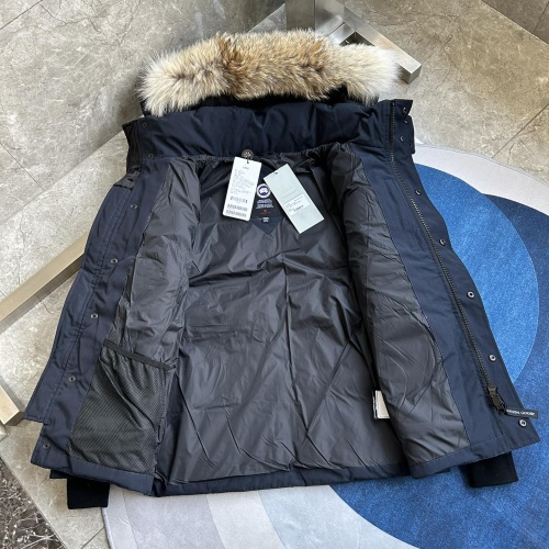 Replica Canada Goose Down Feather Coat Long Sleeved For Men #1259976 $170.00 USD for Wholesale