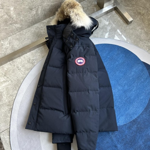 Replica Canada Goose Down Feather Coat Long Sleeved For Men #1259976 $170.00 USD for Wholesale