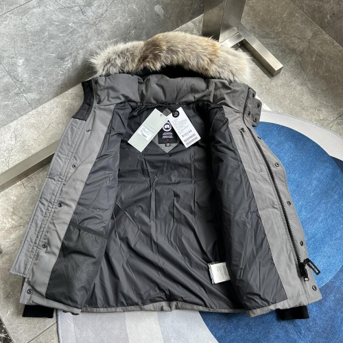 Replica Canada Goose Down Feather Coat Long Sleeved For Men #1259980 $170.00 USD for Wholesale