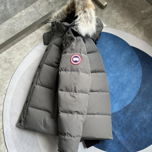 Replica Canada Goose Down Feather Coat Long Sleeved For Men #1259980 $170.00 USD for Wholesale