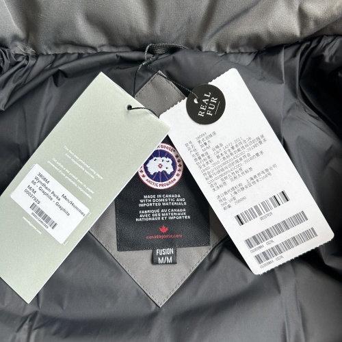 Replica Canada Goose Down Feather Coat Long Sleeved For Men #1259980 $170.00 USD for Wholesale