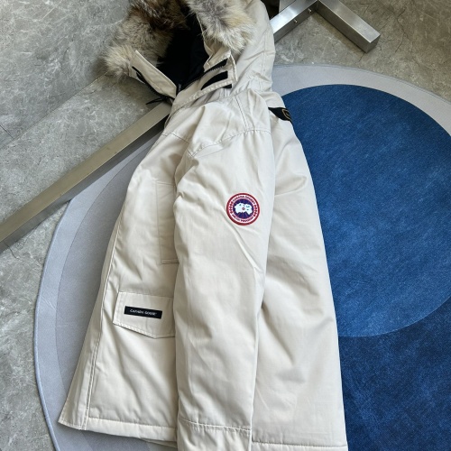 Replica Canada Goose Down Feather Coat Long Sleeved For Men #1259981 $170.00 USD for Wholesale