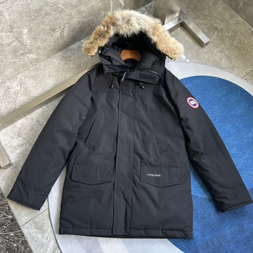 Wholesale Canada Goose Down Feather Coat Long Sleeved For Men #1259985 $170.00 USD, Wholesale Quality Replica Canada Goose Down Feather Coat