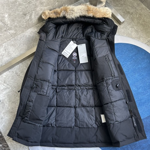 Replica Canada Goose Down Feather Coat Long Sleeved For Men #1259985 $170.00 USD for Wholesale