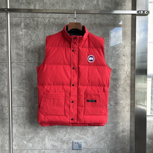 Replica Canada Goose Down Feather Coat Sleeveless For Men #1259990 $88.00 USD for Wholesale