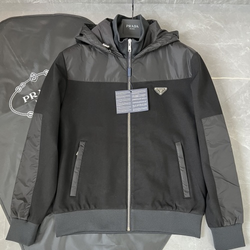 Wholesale Prada Jackets Long Sleeved For Men #1260024 $118.00 USD, Wholesale Quality Replica Prada Jackets