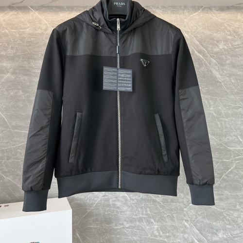 Replica Prada Jackets Long Sleeved For Men #1260024 $118.00 USD for Wholesale