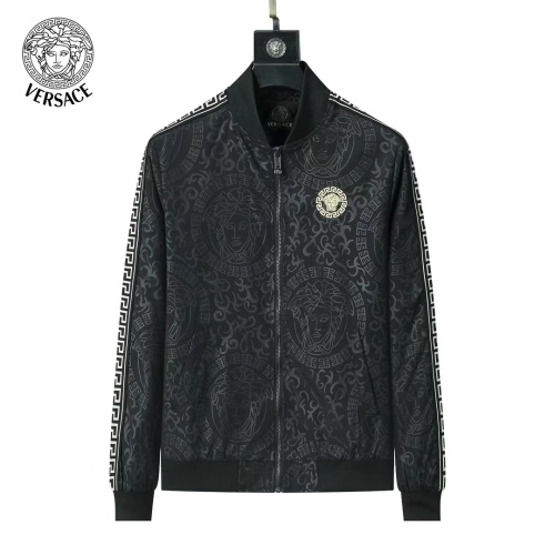 Wholesale Versace Jackets Long Sleeved For Men #1260072 $52.00 USD, Wholesale Quality Replica Versace Jackets