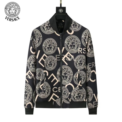 Wholesale Versace Jackets Long Sleeved For Men #1260075 $52.00 USD, Wholesale Quality Replica Versace Jackets