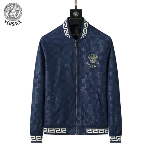 Wholesale Versace Jackets Long Sleeved For Men #1260076 $52.00 USD, Wholesale Quality Replica Versace Jackets