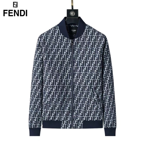 Wholesale Fendi Jackets Long Sleeved For Men #1260081 $52.00 USD, Wholesale Quality Replica Fendi Jackets