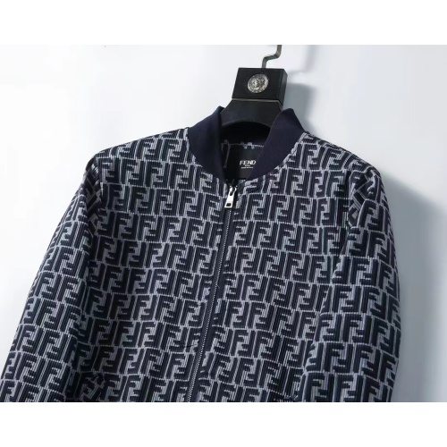 Replica Fendi Jackets Long Sleeved For Men #1260081 $52.00 USD for Wholesale