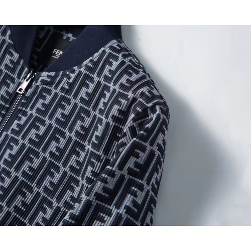 Replica Fendi Jackets Long Sleeved For Men #1260081 $52.00 USD for Wholesale