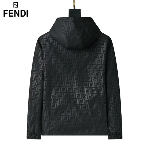 Replica Fendi Jackets Long Sleeved For Men #1260088 $52.00 USD for Wholesale