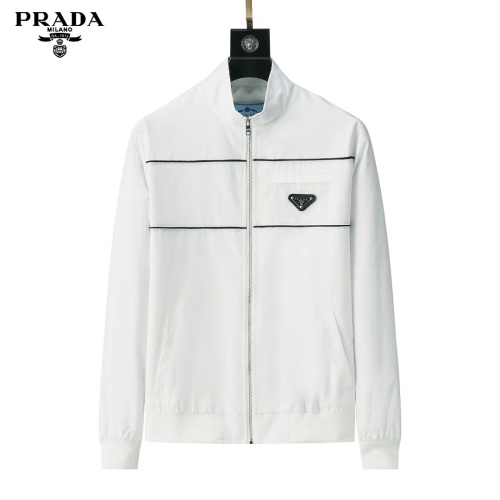 Wholesale Prada Jackets Long Sleeved For Men #1260109 $52.00 USD, Wholesale Quality Replica Prada Jackets