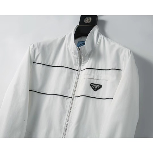 Replica Prada Jackets Long Sleeved For Men #1260109 $52.00 USD for Wholesale