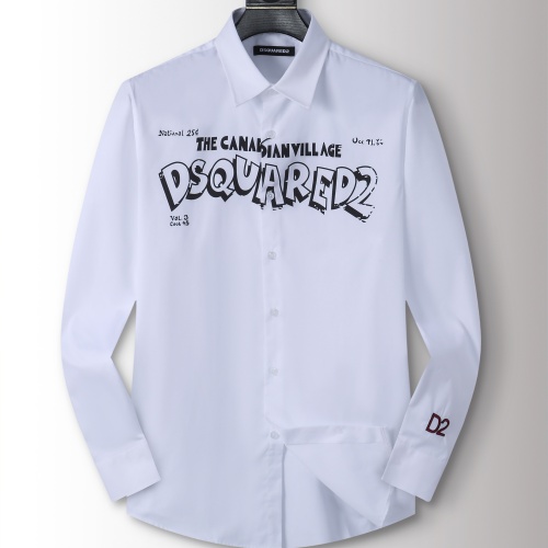 Wholesale Dsquared Shirts Long Sleeved For Men #1260161 $48.00 USD, Wholesale Quality Replica Dsquared Shirts