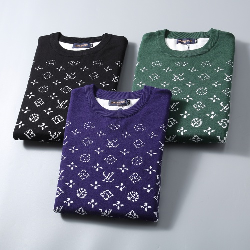 Replica Louis Vuitton LV Sweaters Long Sleeved For Men #1260227 $38.00 USD for Wholesale