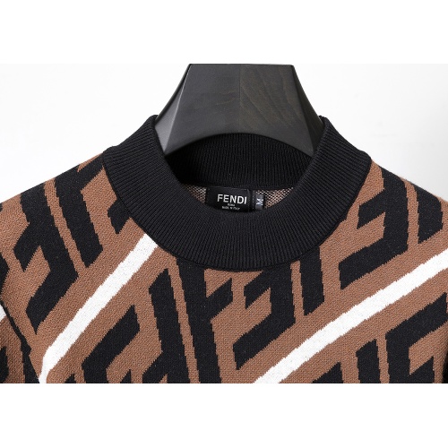 Replica Fendi Sweaters Long Sleeved For Men #1260235 $38.00 USD for Wholesale