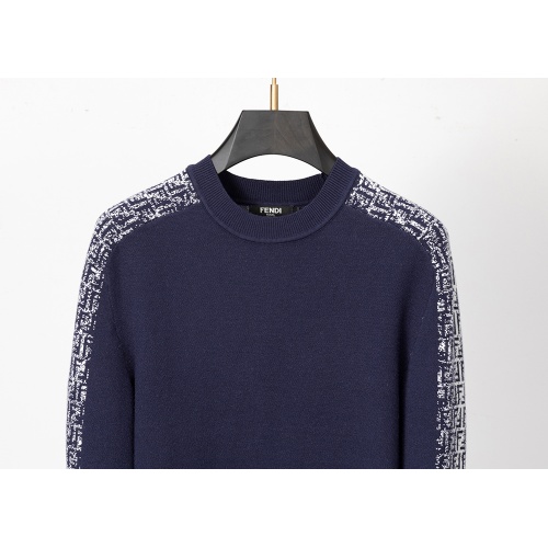 Replica Fendi Sweaters Long Sleeved For Men #1260239 $38.00 USD for Wholesale