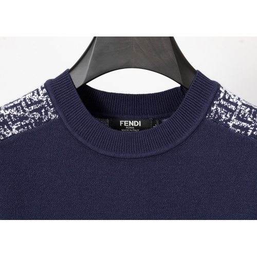 Replica Fendi Sweaters Long Sleeved For Men #1260239 $38.00 USD for Wholesale