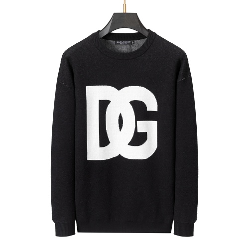 Wholesale Dolce &amp; Gabbana D&amp;G Sweaters Long Sleeved For Men #1260245 $38.00 USD, Wholesale Quality Replica Dolce &amp; Gabbana D&amp;G Sweaters