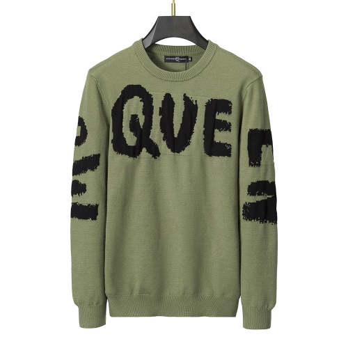 Wholesale Alexander McQueen Sweater Long Sleeved For Men #1260251 $38.00 USD, Wholesale Quality Replica Alexander McQueen Sweater