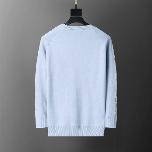 Replica Christian Dior Sweaters Long Sleeved For Men #1260260 $38.00 USD for Wholesale