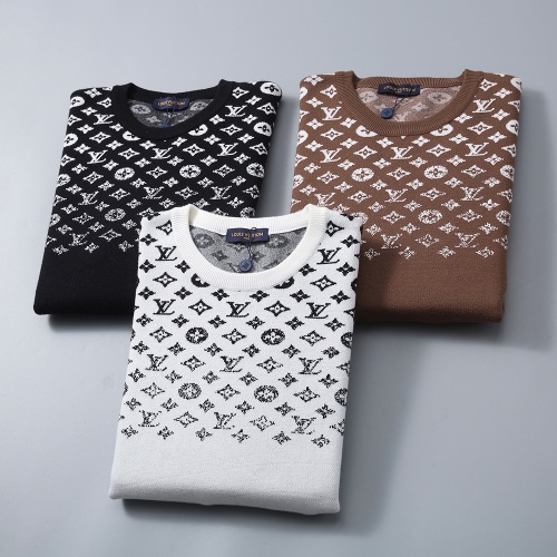 Replica Louis Vuitton LV Sweaters Long Sleeved For Men #1260267 $38.00 USD for Wholesale