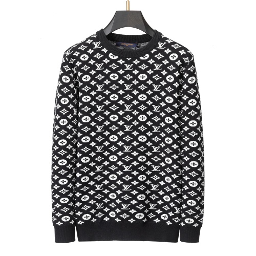 Wholesale Louis Vuitton LV Sweaters Long Sleeved For Men #1260284 $38.00 USD, Wholesale Quality Replica Louis Vuitton LV Sweaters