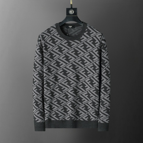 Wholesale Fendi Sweaters Long Sleeved For Men #1260286 $38.00 USD, Wholesale Quality Replica Fendi Sweaters