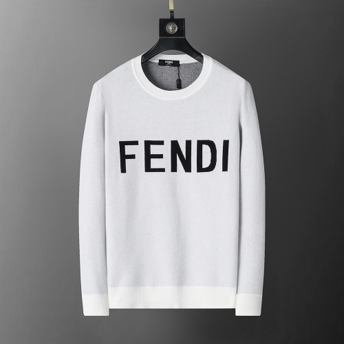 Wholesale Fendi Sweaters Long Sleeved For Men #1260290 $38.00 USD, Wholesale Quality Replica Fendi Sweaters