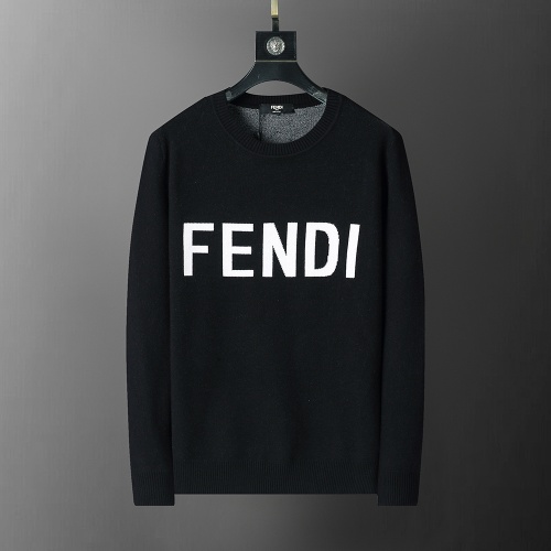 Wholesale Fendi Sweaters Long Sleeved For Men #1260291 $38.00 USD, Wholesale Quality Replica Fendi Sweaters