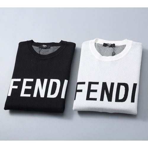 Replica Fendi Sweaters Long Sleeved For Men #1260291 $38.00 USD for Wholesale