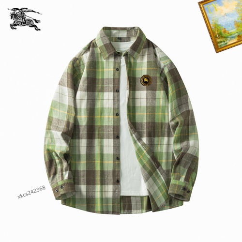 Wholesale Burberry Shirts Long Sleeved For Men #1260312 $40.00 USD, Wholesale Quality Replica Burberry Shirts