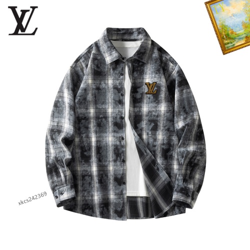 Wholesale Louis Vuitton LV Shirts Long Sleeved For Men #1260327 $40.00 USD, Wholesale Quality Replica Louis Vuitton LV Shirts