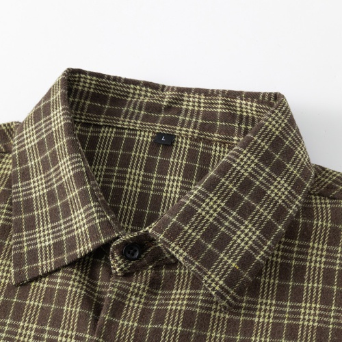 Replica Burberry Shirts Long Sleeved For Men #1260328 $40.00 USD for Wholesale