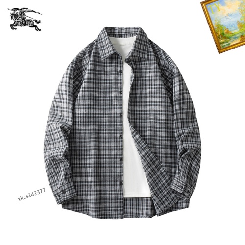 Wholesale Burberry Shirts Long Sleeved For Men #1260329 $40.00 USD, Wholesale Quality Replica Burberry Shirts