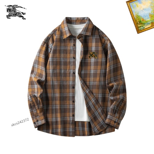 Wholesale Burberry Shirts Long Sleeved For Men #1260330 $40.00 USD, Wholesale Quality Replica Burberry Shirts