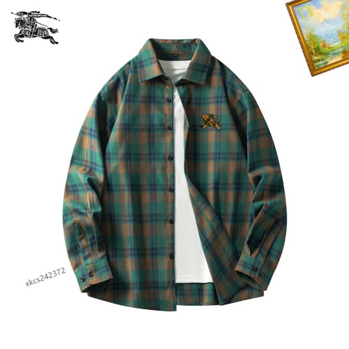 Wholesale Burberry Shirts Long Sleeved For Men #1260332 $40.00 USD, Wholesale Quality Replica Burberry Shirts