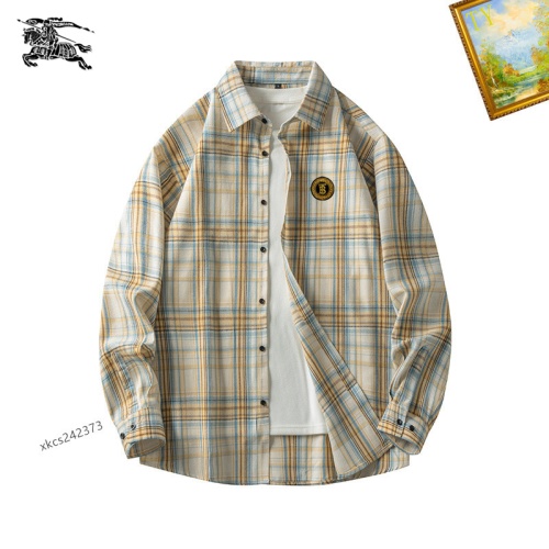 Wholesale Burberry Shirts Long Sleeved For Men #1260333 $40.00 USD, Wholesale Quality Replica Burberry Shirts