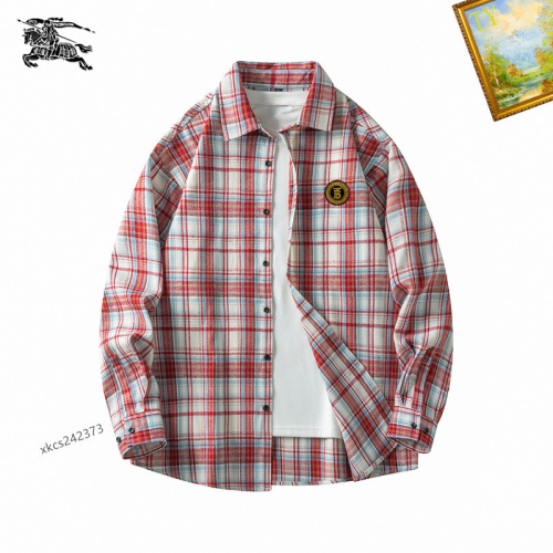 Wholesale Burberry Shirts Long Sleeved For Men #1260334 $40.00 USD, Wholesale Quality Replica Burberry Shirts